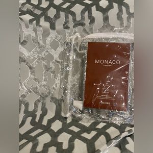 Z Gallerie Monaco drapery panel curtain pair of 54” x 84” velvet burnout